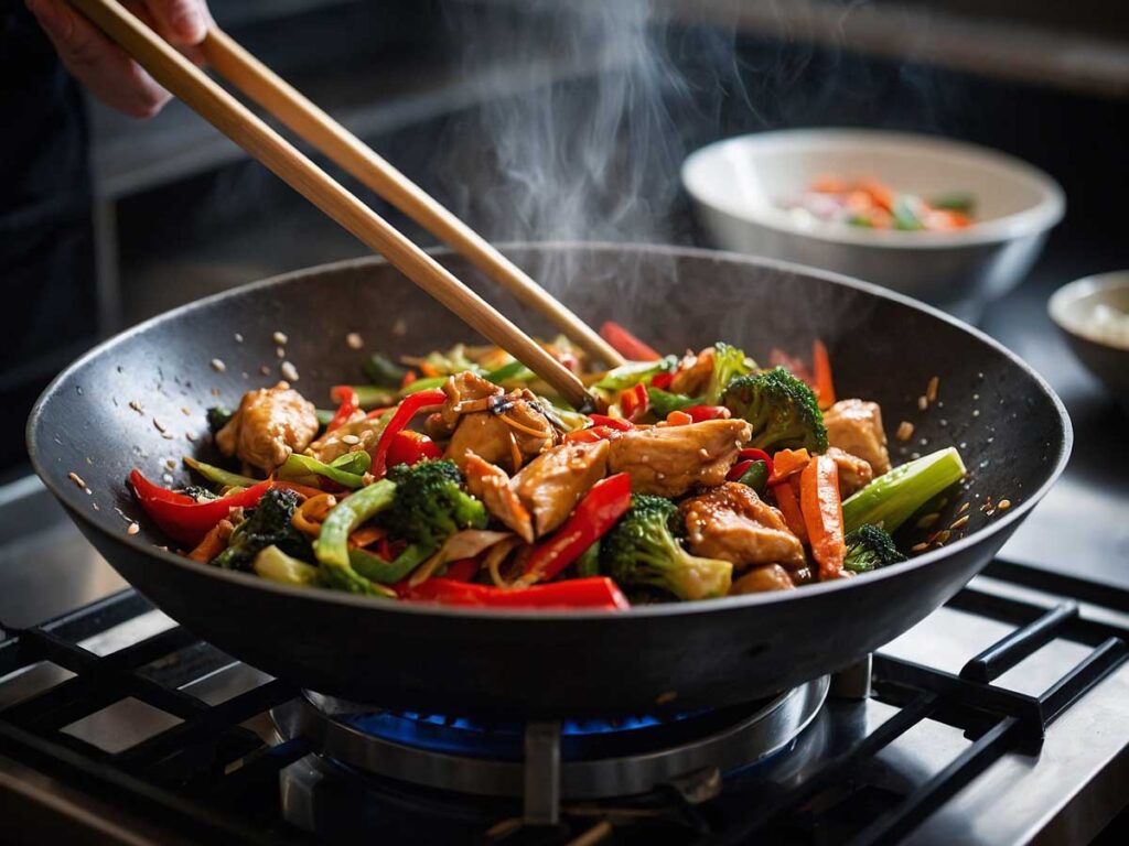 Avoid Overfilling the Wok