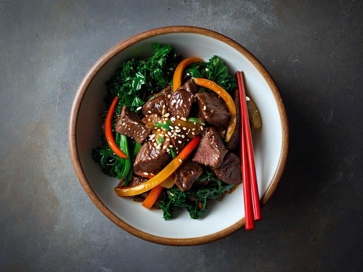 Beef and Kale Stir-Fry