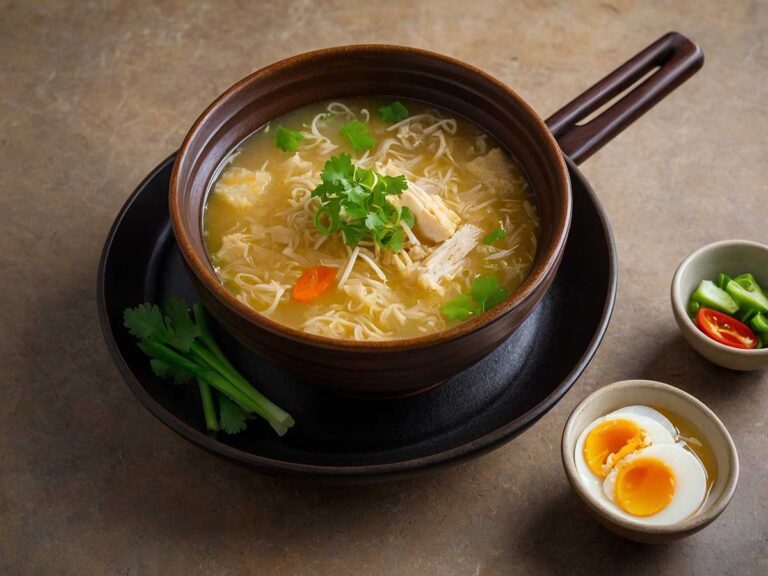 Authentic Chinese Egg Drop Soup Recipe Made in a Wok