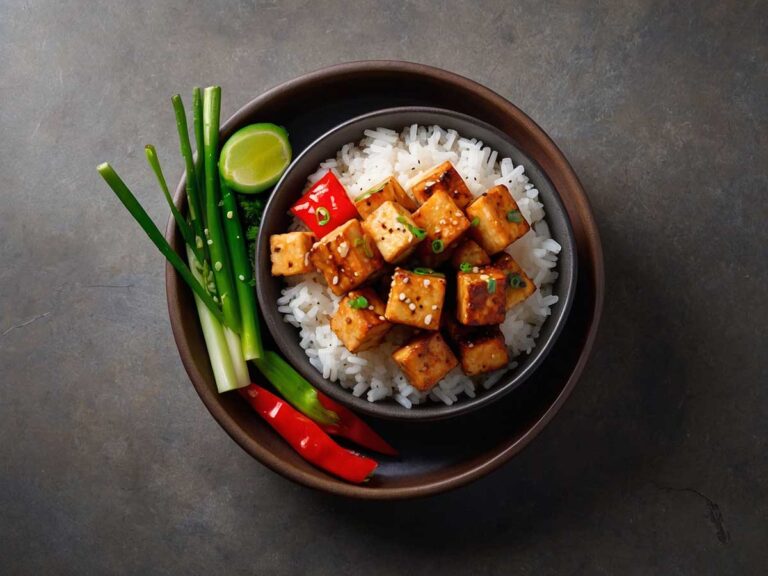 Crispy Chinese Salt and Pepper Tofu Made in a Wok Pan