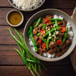 Spicy Beef and Green Bean Stir-Fry