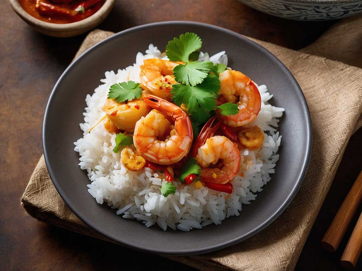 Thai Red Curry Shrimp