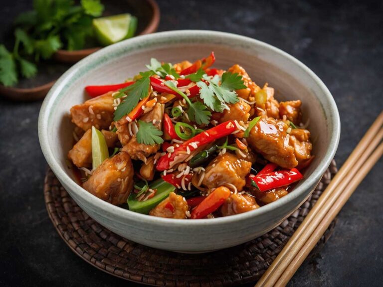 Thai Sweet Chili Chicken Wok Dish in 35 Minutes