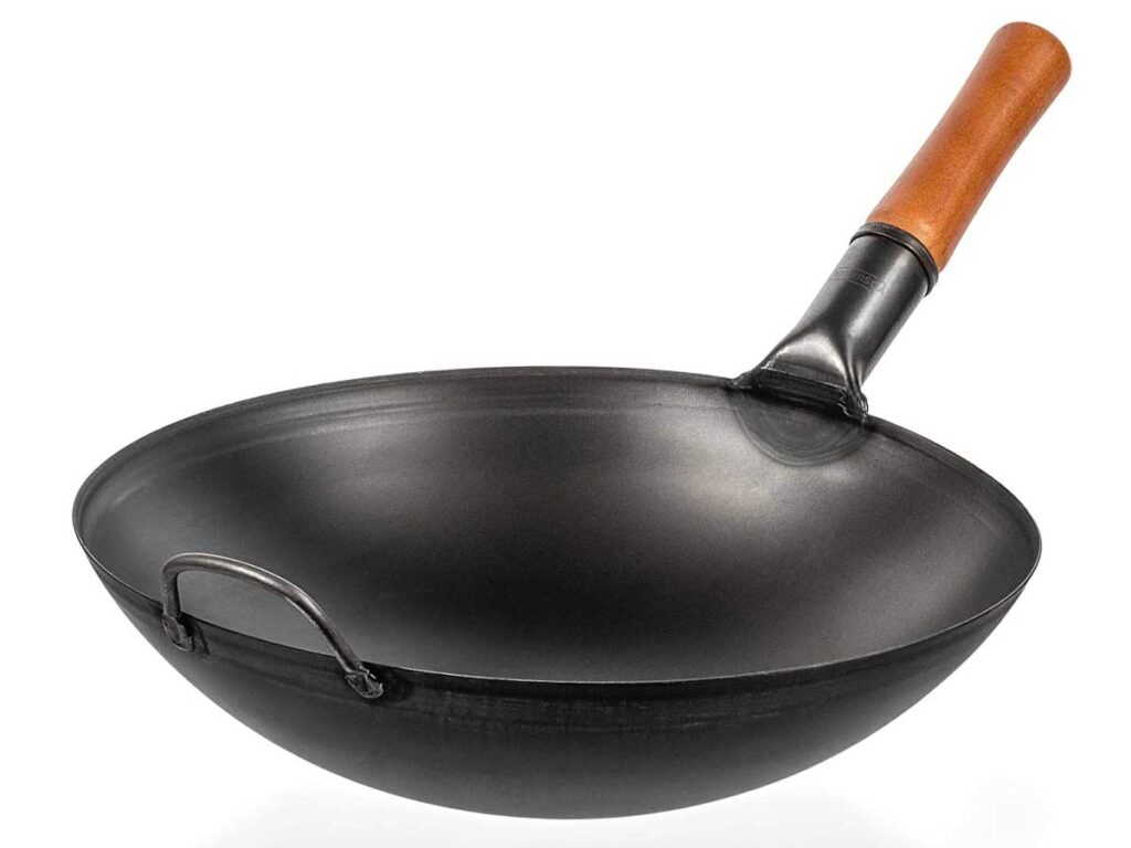 YOSUKATA Carbon Steel Wok Pan