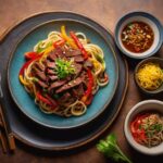 Beef and Bell Pepper Noodles