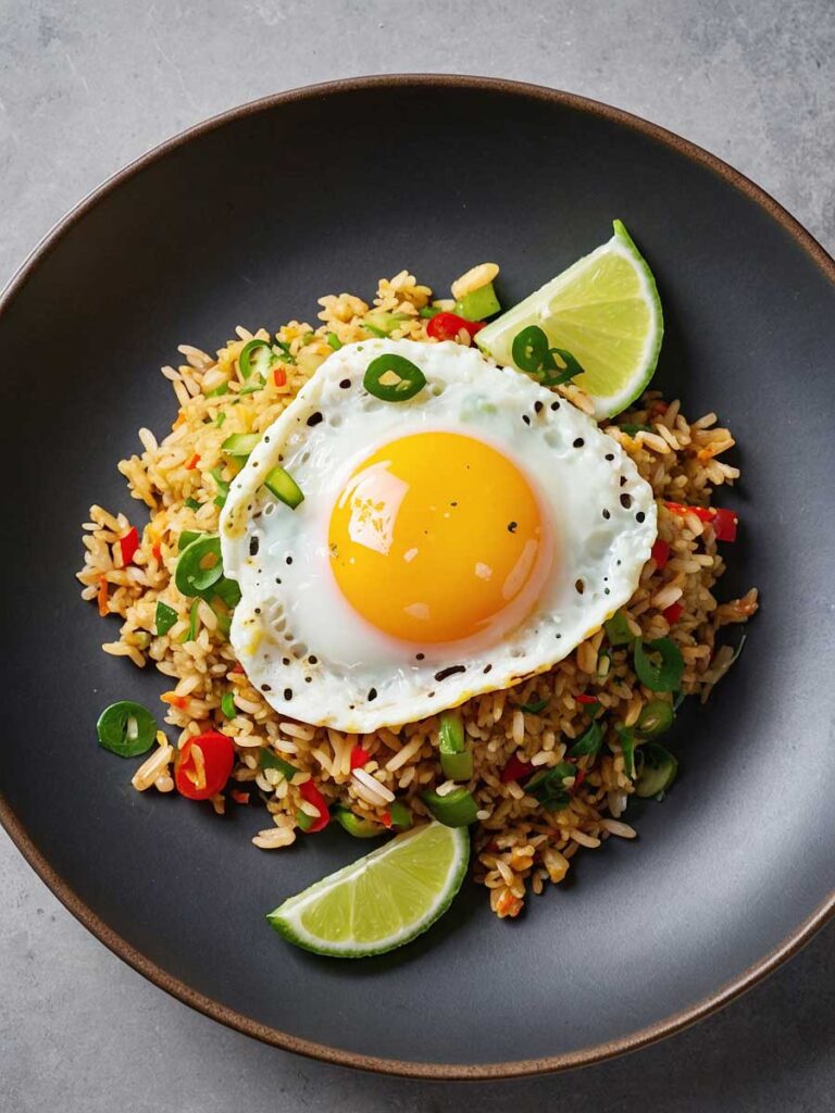 Serving Idea for Thai Spicy Basil Fried Rice