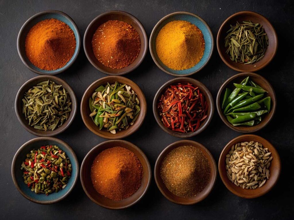 Variations of stir fry seasoning: spicy, sweet, and savory